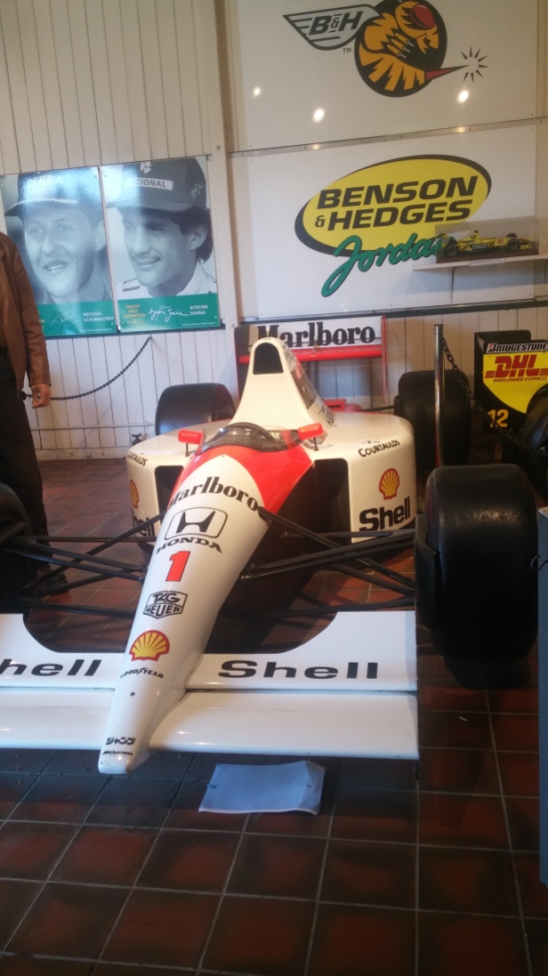 This is Ayrton Senna's actual car!